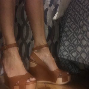 Ralph Lauren wedge sandals size 8B